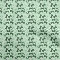 thumbnail image 1 of oneOone Georgette Viscose Green Fabric Butterflies Dress Material Fabric Print Fabric By The Yard 42 Inch Wide, 1 of 4