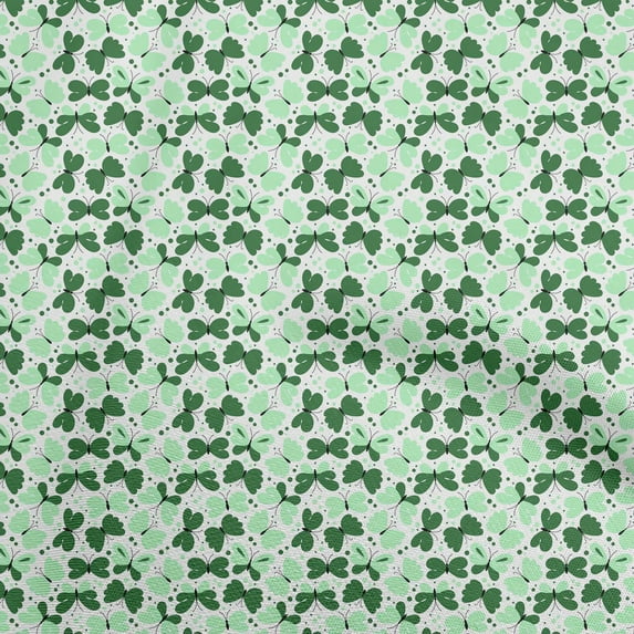 oneOone Georgette Viscose Green Fabric Butterflies Dress Material Fabric Print Fabric By The Yard 42 Inch Wide
