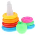 thumbnail image 4 of Juguete apilable para niños Juguete de Apilamiento de Anidación Multicolor con Manzana Conoscitivo de Niños Magideal Juguete apilable para niños, 4 of 7