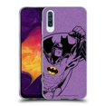 thumbnail image 1 of Head Case Designs Officially Licensed Batman DC Comics Logos Purple Soft Gel Case Compatible with Samsung Galaxy A50/A30s (2019), 1 of 7