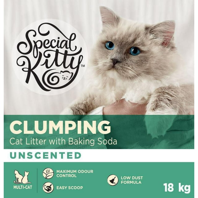 Special Kitty Clumping Cat Litter With Baking Soda - Unscented