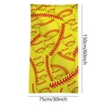 thumbnail image 4 of Beach Lover Gifts Packable Beach Towel, Baseball Beach Towel for Men Beach Pool Towels, Hawaii Vacation Essentials Beach (75x150cm/30x60in), 4 of 5