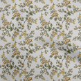 thumbnail image 1 of oneOone Georgette Viscose Yellow Fabric Floral Dress Material Fabric Print Fabric By The Yard 42 Inch Wide, 1 of 5