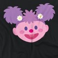 thumbnail image 2 of Sesame Street Abby Cadabby Kawaii Face Women's Loose T-Shirt, Black, Small, 2 of 5