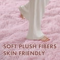thumbnail image 2 of 6x9 Ft Large Pink Rugs for Living Room Girls, Shag Fluffy Area Rug for Bedroom, Ultra Soft Furry Rug Indoor Carpet for Kids Room Nursery Home Decor, 2 of 16