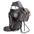 thumbnail image 1 of ClevrPlus Urban Explorer Mochila portabebés para senderismo, color verde oliva, 1 of 5