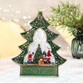 thumbnail image 3 of Lipstore Christmas Tree Music Box Table Centerpiece Christmas Tabletop Decoration Musical Santa Claus, 3 of 8