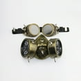 thumbnail image 2 of Máscara de Gas Steampunk, gafas con picos, esqueleto, guerrero, máscara de la muerte, mascarada, Cosplay, accesorios para disfraces de Halloween, 2 of 9