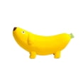 thumbnail image 4 of Juguete para perros Qmonster Banana con forma de fruta para modelar, juguete para perros con molares, resistente a la voz, para limpieza de mordidas, para perros pequeños y medianos, 4 of 5