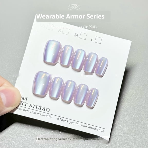 Electroplating Cat Eye 12 Dawn Purple Mist Internet Celebrity Aurora Armor Wear Armor