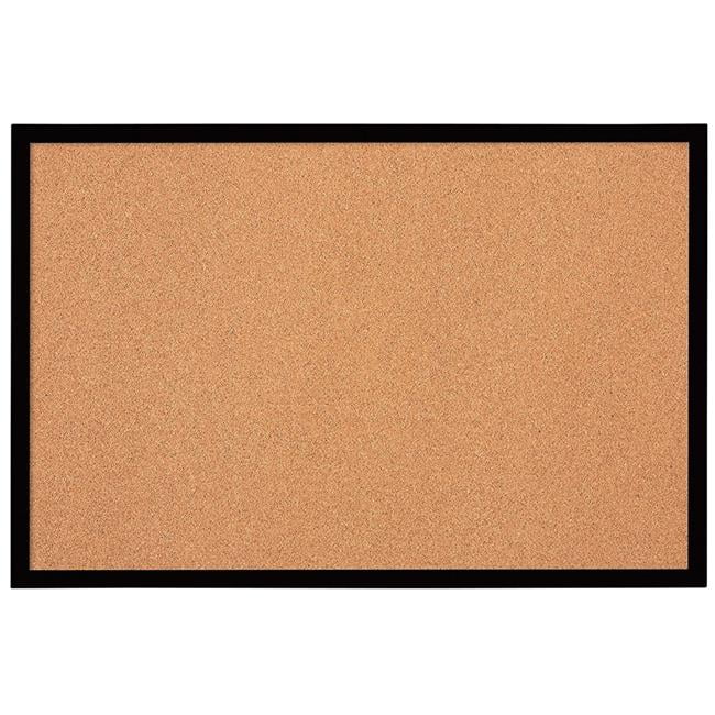 Quartet Boards MWDB2436BK 2 x 3 ft. Quartet Cork Bulletin Board, Black