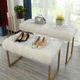 thumbnail image 5 of EcoNesxp 16x16 16x16 inchG Non-slip Table Mat Luxury Faux Fur Dressing Table Table Cloth, 5 of 5