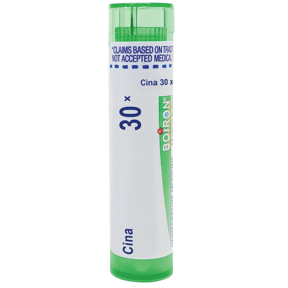Boiron Cina 30X, Homeopathic Medicine for Nervousness, Irritability, Sleeplessness In Children, 80 Pellets