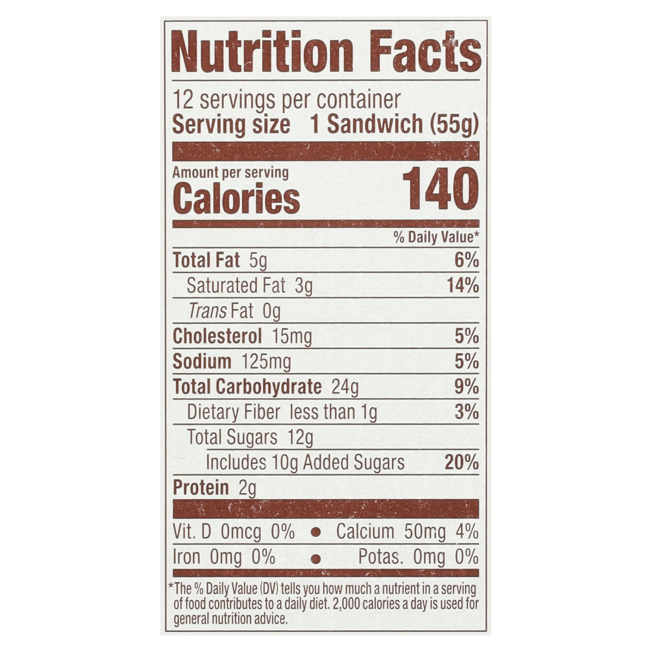 Mayfield Vanilla Ice Cream Sandwiches - 3.5 Fl Oz (Pack of 12)