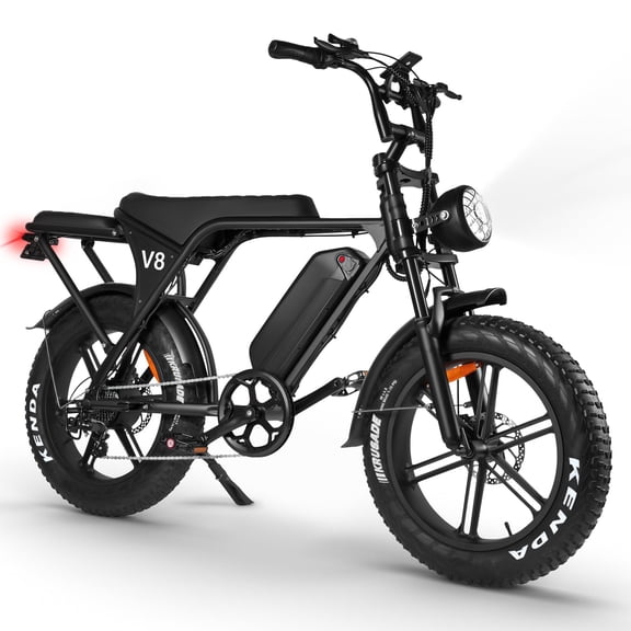 VTOKW Electric Bike for Adults, 1000W Peak Motor Electric Bicycle, 48V 15.6Ah Battery, up to 31 MPH, 20" Fat Tire E-Bike, 7-Speed Mountain Bike with Dual Disc Brakes, UL2849 Certified