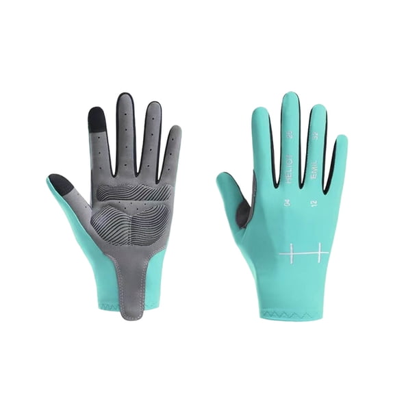 Guantes de protección solar para hombre Protección UV de verano | Seda de hielo fino antideslizante Conducción, Ciclismo, Pesca, Comida para llevar | Lycra impermeable transpirable | Compatible con