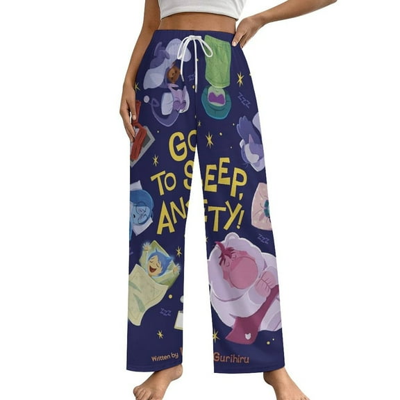 Inside Out Women's Comfy Pajama Lounge Pants Casual Loose Bottoms Sleep Pants Yoga Pants S