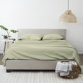 thumbnail image 4 of Linen Market 4 Piece Sheet Set Patterned, California King, Puffed Chevron Sage, 4 of 5