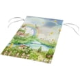 thumbnail image 3 of Fairy Tale Landscape River Town Double Sided House Flag 28x40 inch Decorative Yard Flag for Outdoor, 3 of 5