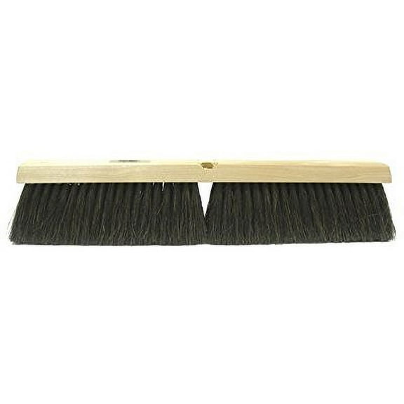 Weiler Horsehair/Polypropylene Blend Fine Sweep Brush, 18 in Hardwd, 3 in Trim - 1 EA (804-42013)