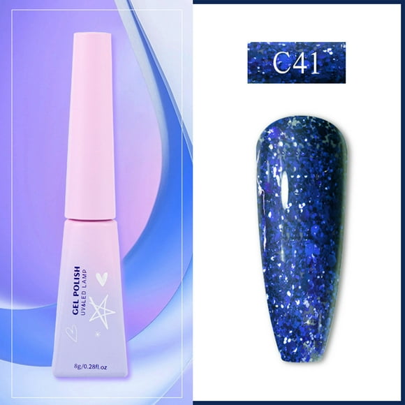 Up to 50% Off Personal Care and Beauty Clearance!Colors Mirror Glitter Nail Polish Holographic Red Nail Polish-Dry Base Top Polish Coat For Fingernail Toenail French Manicure Art 8ml, Gifts for Women