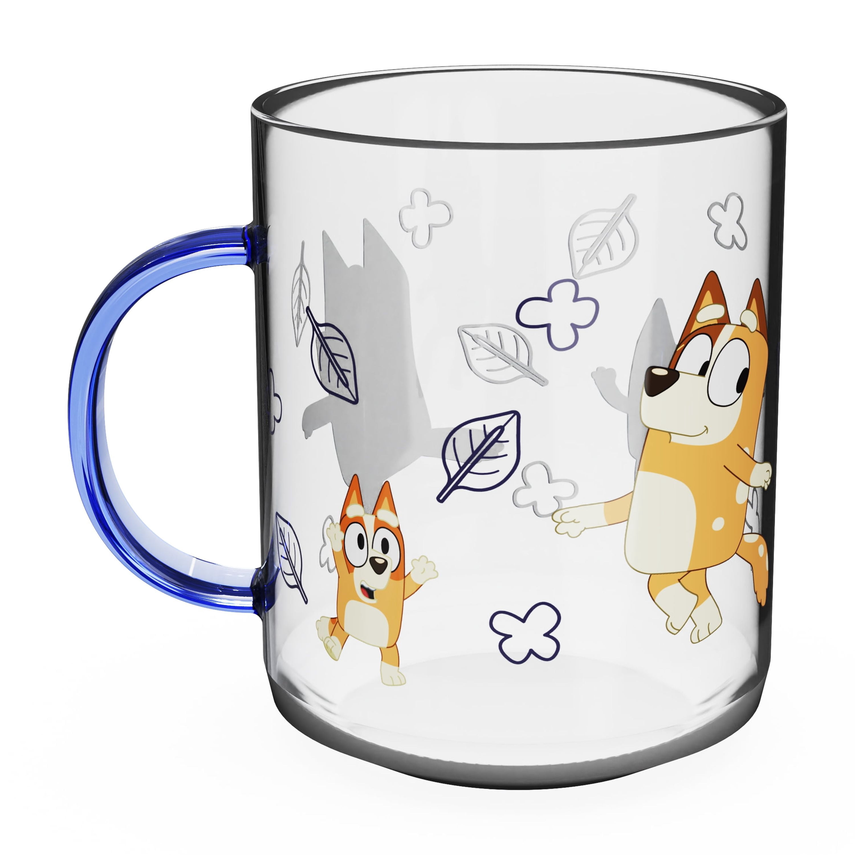 Zak Designs 15.5 oz Glass Kaya Mug - Bluey