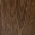 thumbnail image 4 of Clara Mid-Century Modern Square Counter Table with Walnut Metal Legs and Clear Glass Top by LumiSource, 4 of 5
