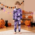 thumbnail image 2 of Leey-World Halloween Toddler Pjs Baby Boys Girls Pajama Sets Toddler Long Sleeve Sleepwear Sets Rayon from Bamboo Pajamas Sets, 2 of 9
