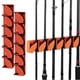 thumbnail image 2 of 6-Rod Rack Wall Mount Fishing Rod Holders Vertical Sturdy Space, 2 of 5