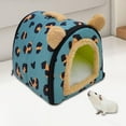 thumbnail image 6 of DOLITY Foldable Pet House Zipper Design Pillow Comfortable Convertible s Bed blue 26x26x26cm, 6 of 8