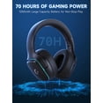 thumbnail image 3 of Auriculares inalámbricos para juegos Gvyugke 2.4 GHz para PS5, PS4, PC, Switch, 3 of 9