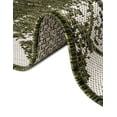 thumbnail image 4 of Unique Loom Outdoor Bohemian Collection Area Rug - Anthro (9' x 12' Rectangle Green/Ivory), 4 of 6