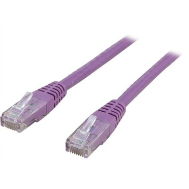 StarTech.com C6PATCH20PL 20 ft. Cat 6 Purple Molded RJ45 UTP Gigabit Cat6 Patch Cable