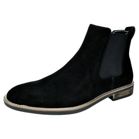 Bruno Marc Men s Business Chelsea Desert Ankle Boots Suede Leather Chukka Slip On Dress Shoes URBAN-06