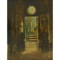 thumbnail image 2 of Georges Hugo 15x18 Gold Ornate Wood Frame and Double Matted Museum Art Print Titled - The Look-Out Staircase in Hauteville House, 2 of 4