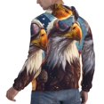 thumbnail image 6 of Daiia Bald Eagle Pilot for Men's Fashion Hoodies & Sweatshirts with Kangaroo Pocket Hooded Sweatshirt Breathable & Moisture Wicking-XX-Large, 6 of 7