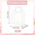 thumbnail image 2 of Bolsas de regalo de PVC con asa, rectangulares, transparentes, 8 unidades, 2 of 9