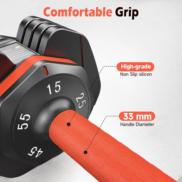 Upgo 55 Lb Adjustable Dumbbell photo 3