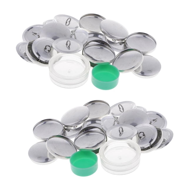 2x 10 Juego de Botones de Cubierta de Aluminio Multifunción Moda Creativa DIY Bolsa de Tela Juego de Hebillas Máquina Botón de Presión Base de Botón D perfecl Kit de botones de cubierta