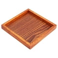 thumbnail image 4 of Mgaxyff Food Serving Tray,Small Portable Square Shape Solid Wood Tea Coffee Snack Food Dinning Serving Tray Plate, Wood Serving Tray, 4 of 7