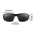 thumbnail image 2 of Gafas de sol polarizadas de visión nocturna para hombre UV400 Gafas de conducción (pierna roja negra), 2 of 5