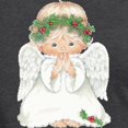 thumbnail image 3 of CafePress - Christmas Cute Baby Angel Praying Long Sleeve T Sh - Womens Hooded Shirt, 3 of 3