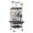 Black, variant on Wliqien 61" Extra Large Bird Cage, Corner Wide Parrot Cage, Large Wrought Iron Rolling Bird Cage with 360 Degree Wheels for African Grey Parrots, Macaw Rooftop Play & Lock Protection