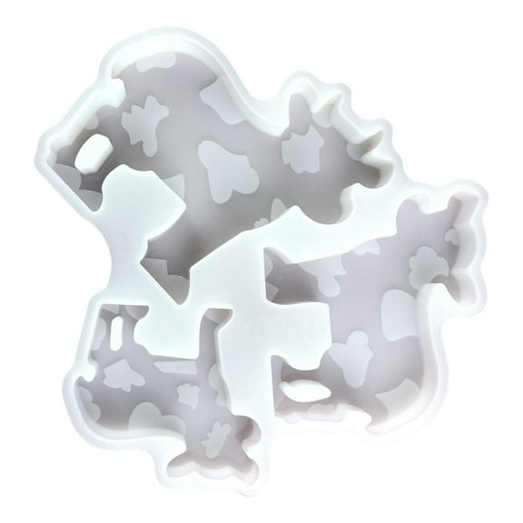 Rvaymup 3D Cows Silicone Molds Baking Molds Animal Candle Molds Ornament Plasters Mould