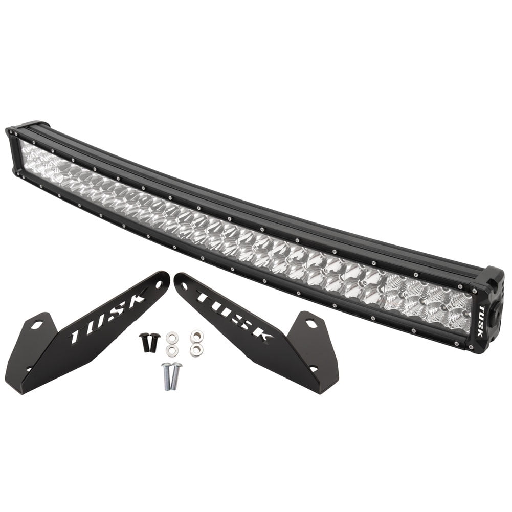 Tusk 30" Black Aluminum LED Light Bar Kit with Mounting Brackets