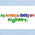 thumbnail image 2 of CafePress - My Mommy & Daddy Are Engineers Infant Bodysuit - Baby Light Bodysuit, Size Newborn - 24 Months, 2 of 4