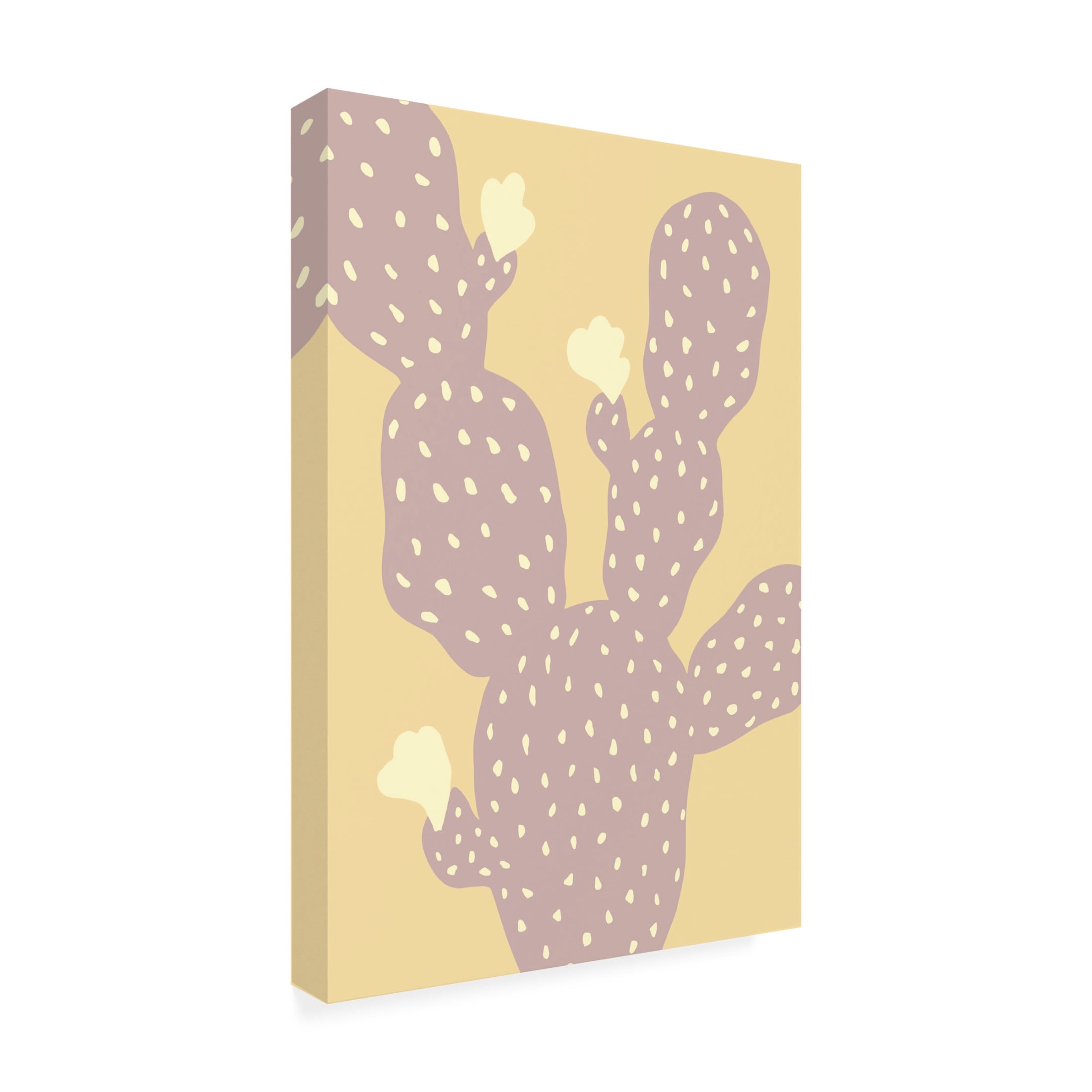 Trademark Fine Art Pictufy Studio Cactus Yellow Canvas Wall Art