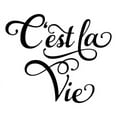 thumbnail image 2 of CafePress - C'est La Vie, That's Life French Word Art, Text - 11 oz Ceramic Mug - Novelty Coffee Tea Cup, 2 of 4