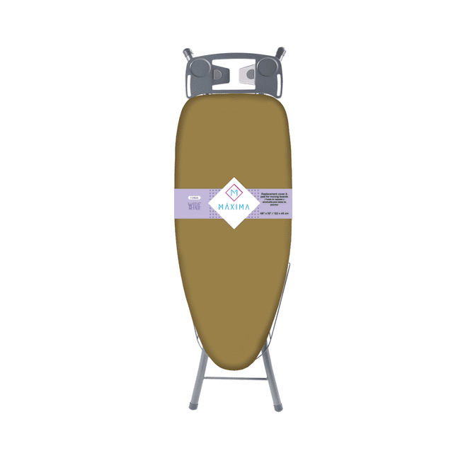 Funda Repuesto para Burro de Planchar Wide 122cm x 46cm 100% Algodón +Teflon Máxima Hogar