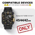 thumbnail image 2 of Pulseras de reloj compatibles con XYF para Apple Watch 45/44/42 mm con funda, 2 of 7